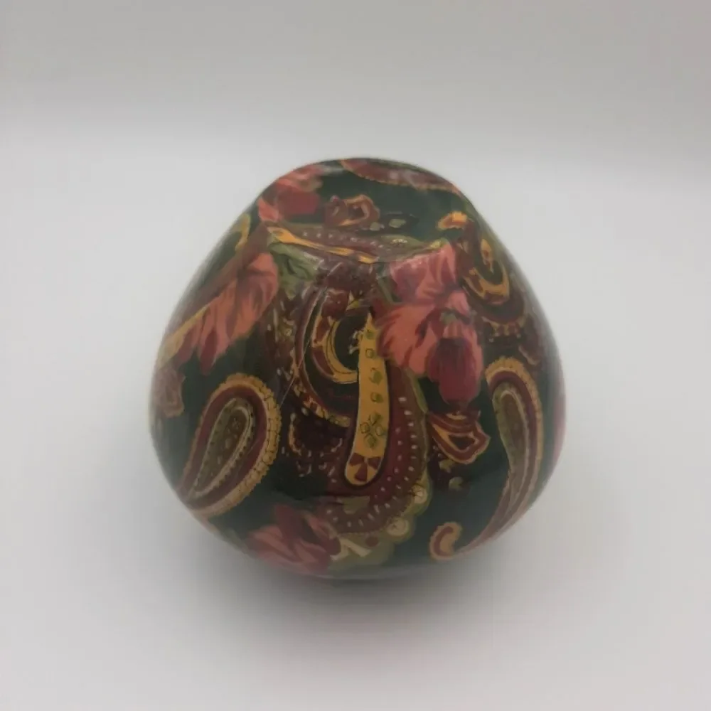 Vintage Hawaiian Print Small Vase
